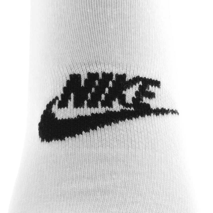 Alternative Image for ProductNike Logo Trainer Socks White3
